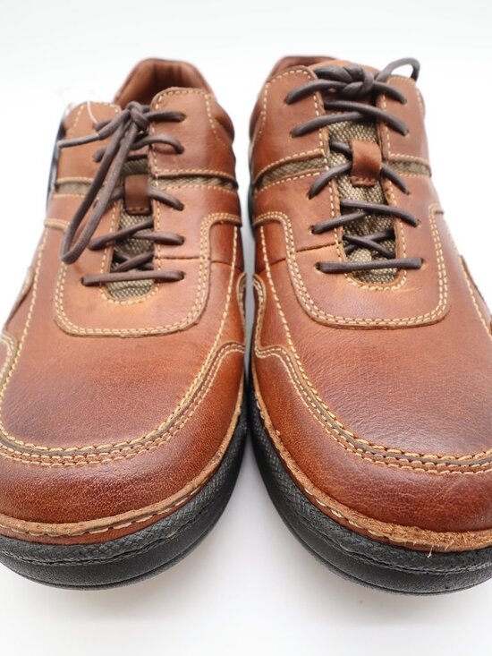 Hush Puppies Pathway Oxford 9 Tan Leather Comfort Vintage Y2K NOS main image 7